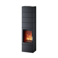 Estufa de le&ntilde;a BLAZE ELEMENT Q - acabado antracite